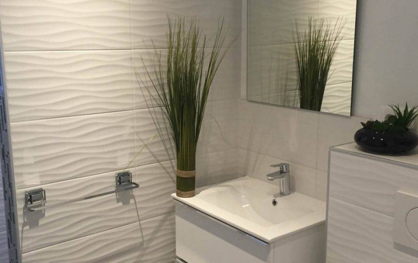 Location de vacances - Gîte à Irouléguy - GITE ARRADOY-SALLE EAU AVEC DOUCHE A L'ITALIENNE