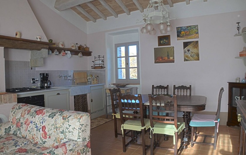 Location de vacances - Mas à Montepulciano - Cucina soggiorno
