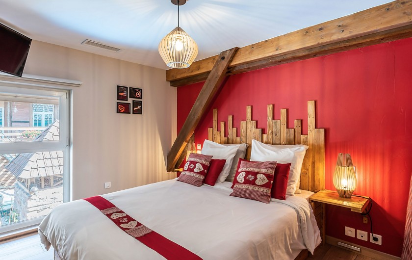 Location de vacances - Gîte à Ungersheim - La Chambre Rouge