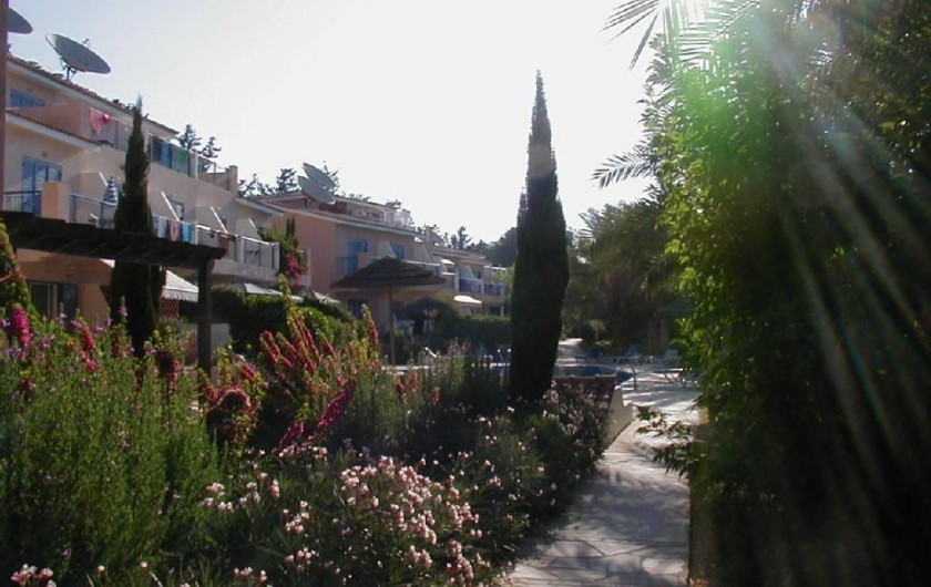 Location de vacances - Appartement à Kato Paphos - En allant à une des 2 piscines de la résidence