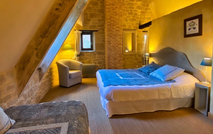 Location de vacances - Chambre d'hôtes à Saint-Crépin-et-Carlucet - Chambre gîte