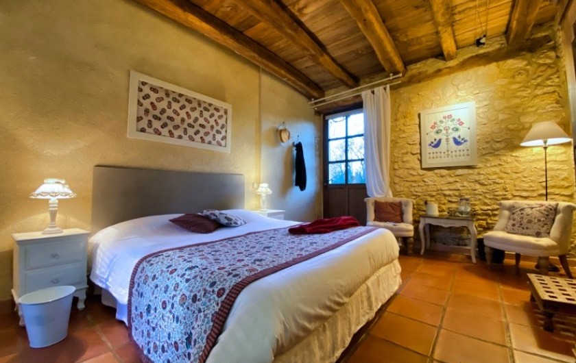 Location de vacances - Chambre d'hôtes à Saint-Crépin-et-Carlucet - Chambre "Eugénie" 2 personnes