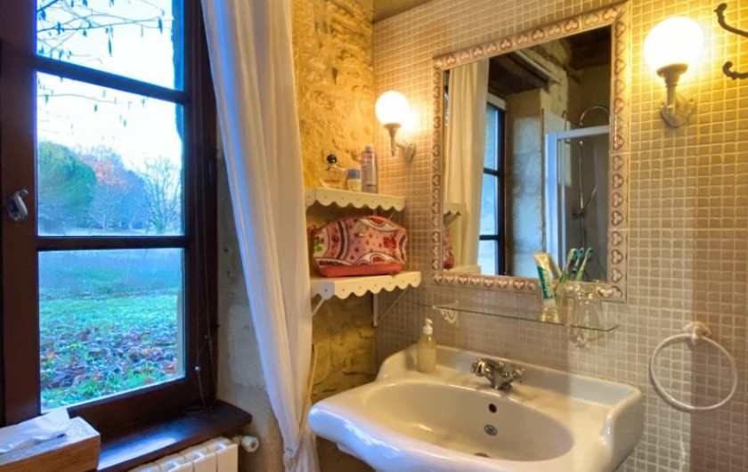 Location de vacances - Chambre d'hôtes à Saint-Crépin-et-Carlucet - Chambre "Eugénie" 2 personnes