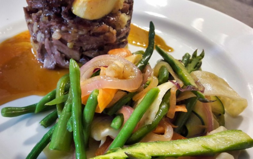 Location de vacances - Chambre d'hôtes à Saint-Crépin-et-Carlucet - Table d'hôtes