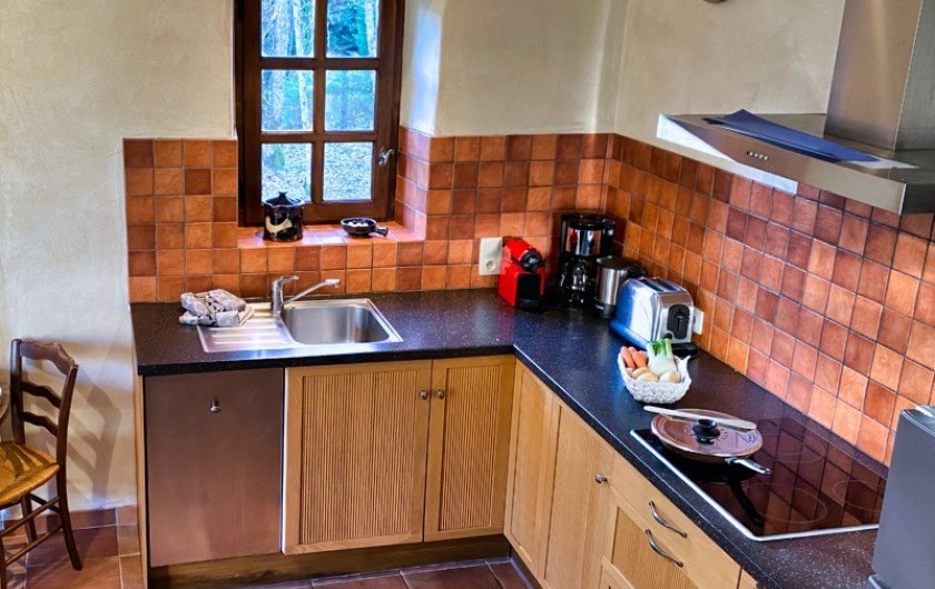 Location de vacances - Chambre d'hôtes à Saint-Crépin-et-Carlucet - cuisine gîte