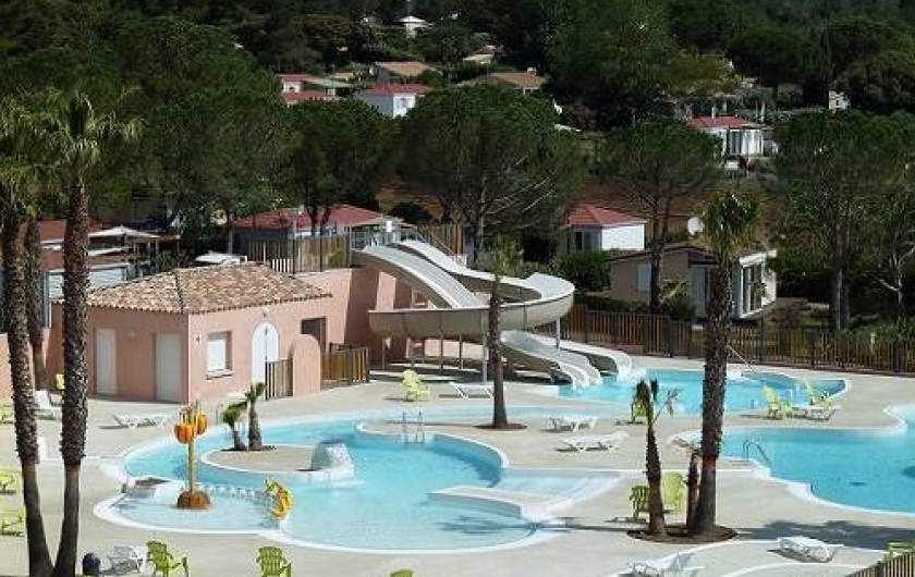 Location de vacances - Bungalow - Mobilhome à Bessan - Parc aquatique du domaine Sainte Veziane, camping dans l'Herault.