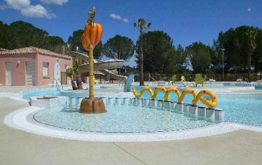 Location de vacances - Bungalow - Mobilhome à Bessan - Pataugeoire avec jeux d'eau