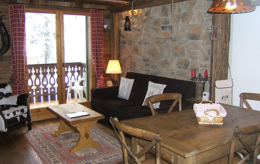 Location de vacances - Appartement à Saint-Gervais-les-Bains - Salon