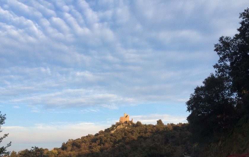 Location de vacances - Villa à Grimaud - vue château de Grimaud
