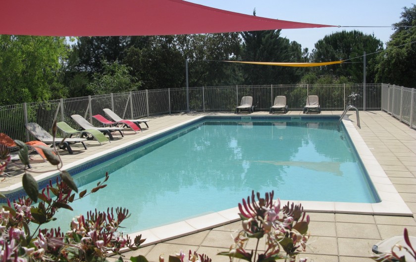 Location de vacances - Gîte à Buzignargues - piscine 12X6 m