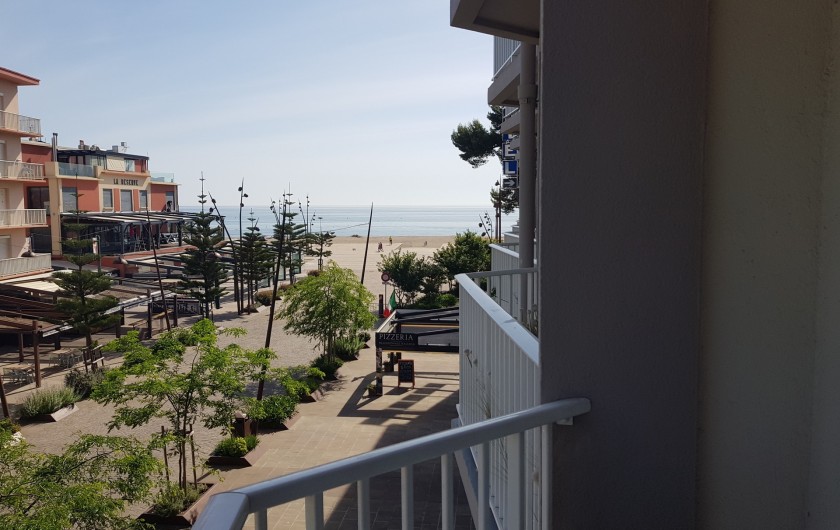 Location de vacances - Appartement à Argelès-sur-Mer - vue sur la mer