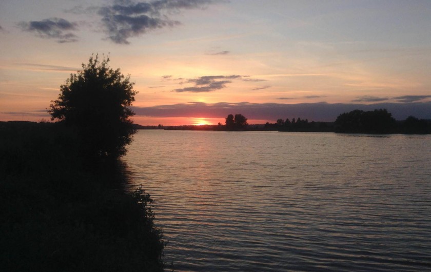 Location de vacances - Maison - Villa à Nivillac - Coucher de soleil sur La Vilaine.