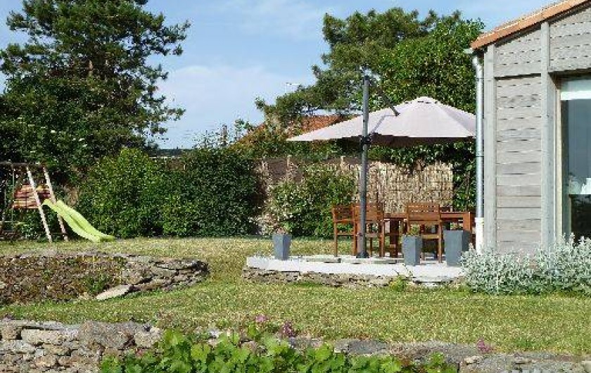 Location de vacances - Gîte à Château-Guibert - Terrasse de la cuisine