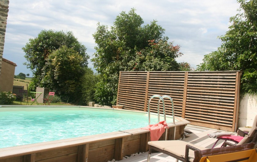 Location de vacances - Gîte à Château-Guibert - Piscine du gîte