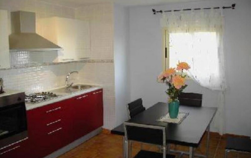 Location de vacances - Appartement à Carcaixent - Salon-cuisine vue 2
