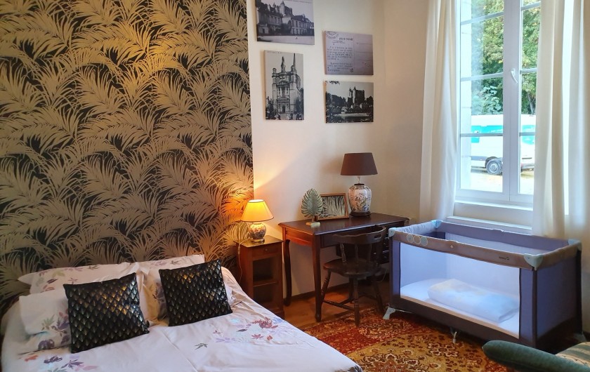 Location de vacances - Appartement à Saumur - chambre 2 avec 1 lit double