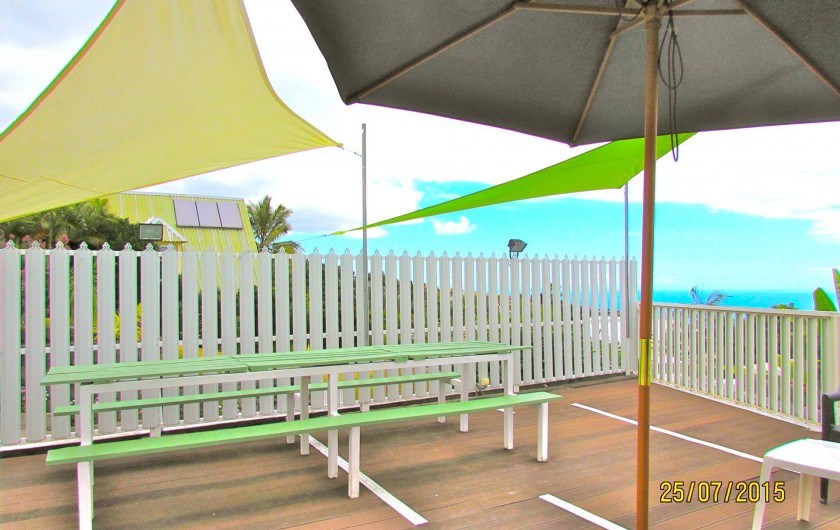 Location de vacances - Villa à Bois De Nèfles - Terrasse BBQ