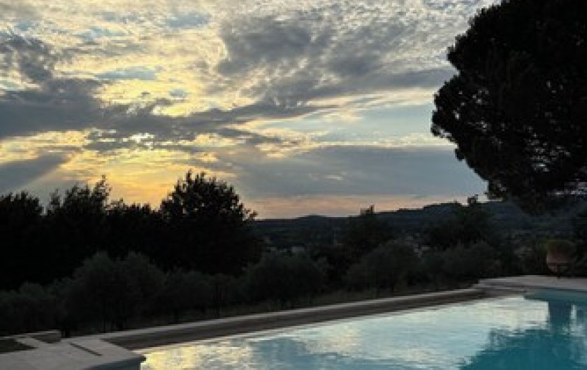 Location de vacances - Gîte à Saint-Marcellin-lès-Vaison - Coucher de soleil