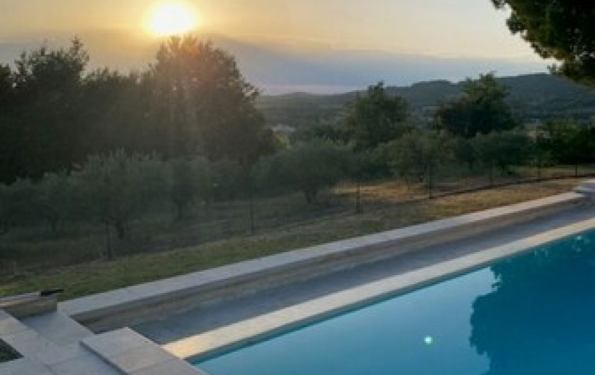 Location de vacances - Gîte à Saint-Marcellin-lès-Vaison - Coucher de soleil