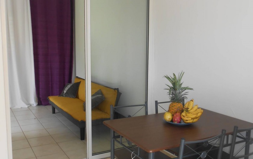 Location de vacances - Appartement à Les Trois-Îlets - vue depuis la cuisine