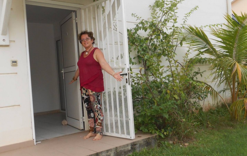 Location de vacances - Appartement à Les Trois-Îlets - Bienvenue! Accès par le jardin