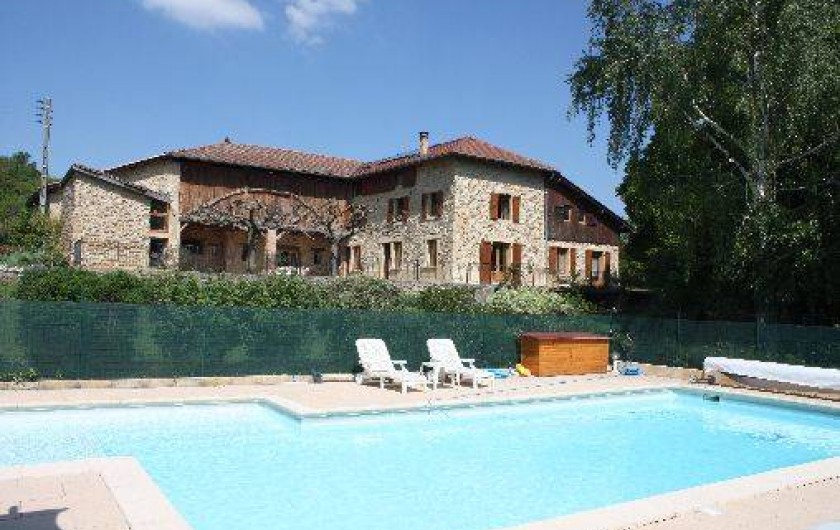 Location de vacances - Chambre d'hôtes à Saint-Lattier - la piscine