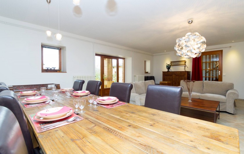 Location de vacances - Chambre d'hôtes à Saint-Lattier - la salle à manger