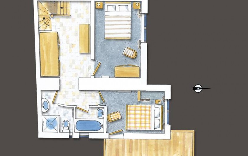 Location de vacances - Chalet à Montchavin