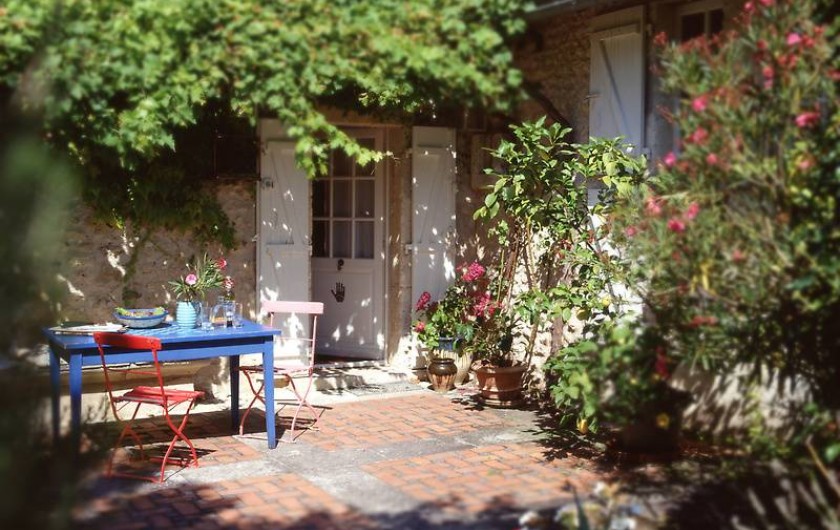 Location de vacances - Mas à Lusignac - terrasse