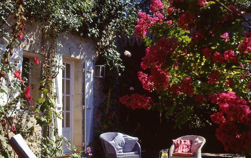 Location de vacances - Mas à Lusignac - terrasse
