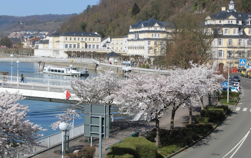 Location de vacances - Appartement à Bad Ems - Vue balcon - Kaiserpromenade