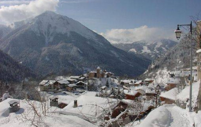 Location de vacances - Appartement à Champagny-en-Vanoise - Vue du village