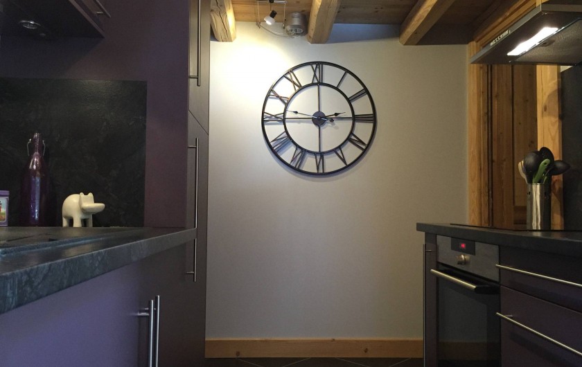 Location de vacances - Appartement à Champagny-en-Vanoise - Cuisine américaine toute équipée