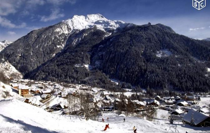 Location de vacances - Appartement à Champagny-en-Vanoise - Vue du bas des pistes