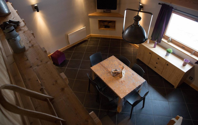 Location de vacances - Appartement à Champagny-en-Vanoise - Vue depuis mezzanine