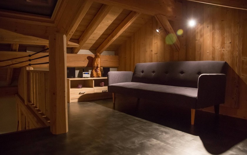 Location de vacances - Appartement à Champagny-en-Vanoise - Coin cosy mezzanine