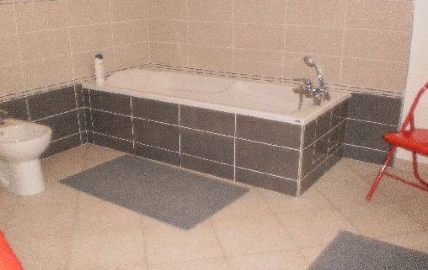 Location de vacances - Chalet à Mizoën - salle de bain