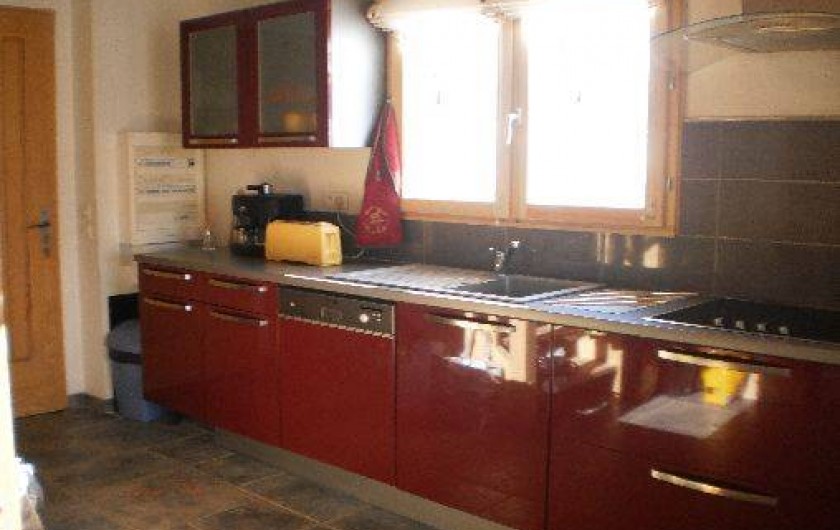 Location de vacances - Chalet à Mizoën - cuisine