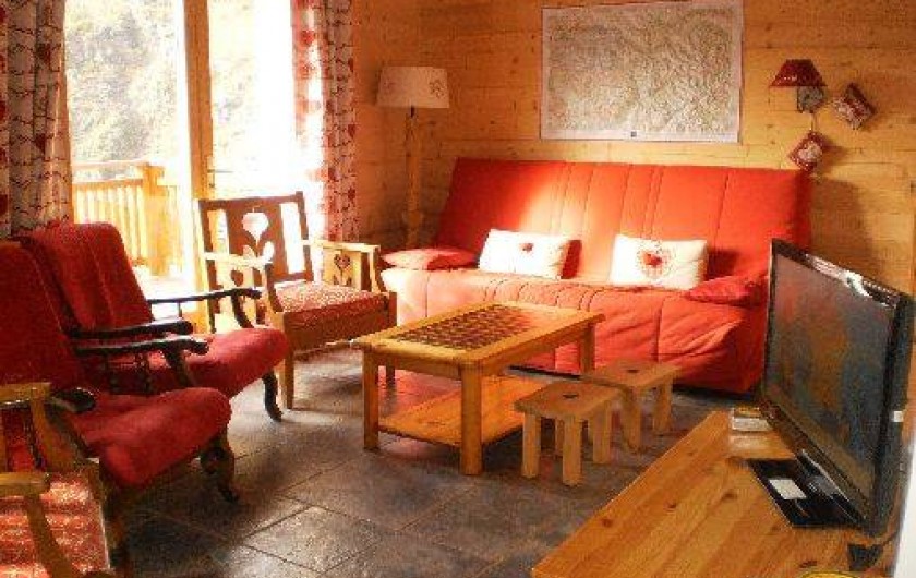 Location de vacances - Chalet à Mizoën - salon