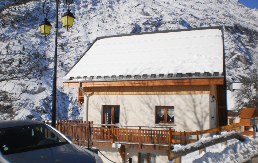 Location de vacances - Chalet à Mizoën - le chalet côté sud