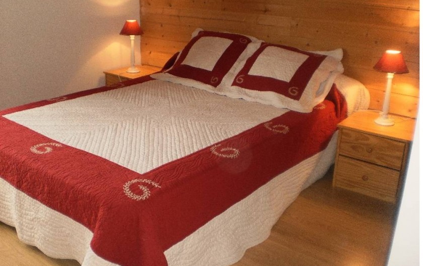 Location de vacances - Chalet à Mizoën - chambre 1 lit  double