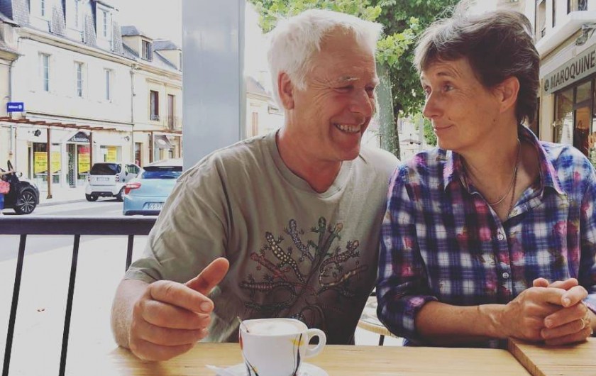 Location de vacances - Maison - Villa à Payrac - Les propriétaires de la ferme du  Colombié: Silke et Arne