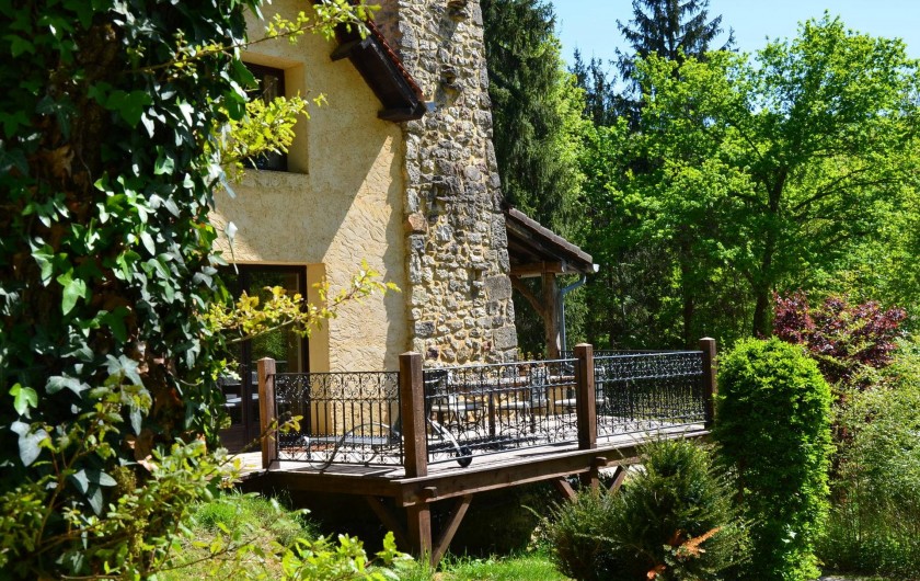 Location de vacances - Maison - Villa à Payrac - Terrasse côté Ouest