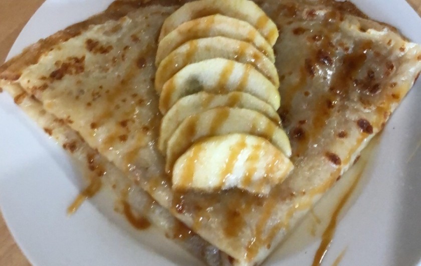 Location de vacances - Chambre d'hôtes à Les Loges - Crêpe aux pommes