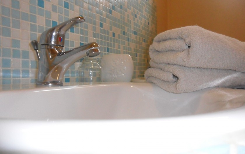 Location de vacances - Chambre d'hôtes à Les Loges - Salle d'eau de la chambre d'Antan