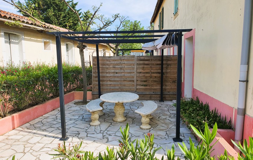 Location de vacances - Gîte à Badens - Gîte Merlot - Terrasse privative