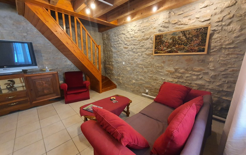 Location de vacances - Gîte à Badens - Gîte Grenache - espace salon