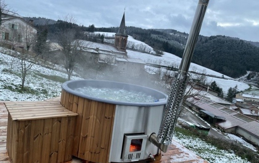 Location de vacances - Appartement à Valsonne - La neige est tombée alors rien de mieux qu'un bain bien chaud