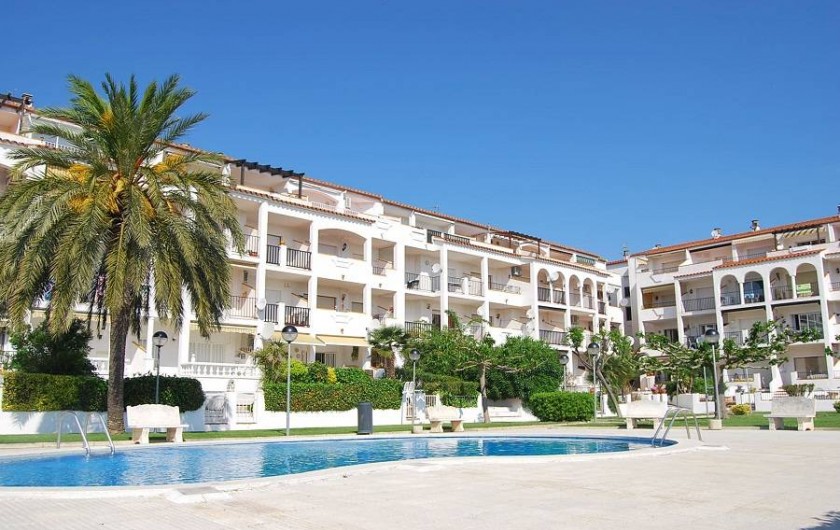 Location de vacances - Appartement à Empuriabrava - Résidence calme, clôturée, près commerces et proche centre EMPURIA BRAVA.