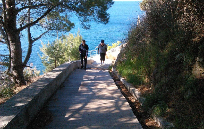Location de vacances - Appartement à Empuriabrava - Nombreux paseos en bord de mer, cimentés ou chemins de terre...